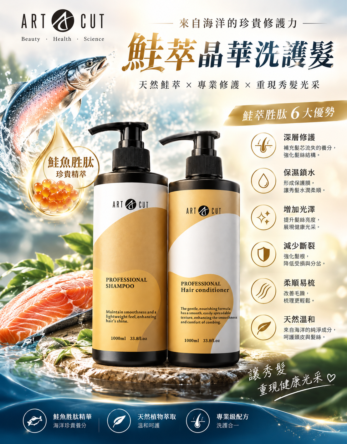 鮭萃晶華洗護髮