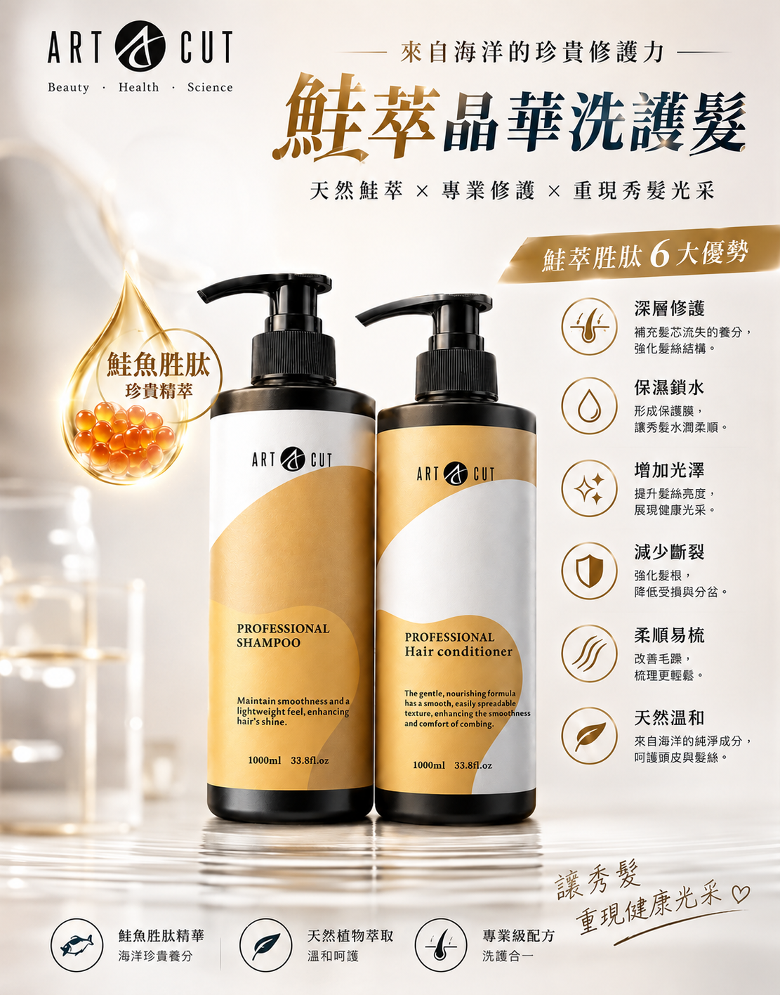 鮭萃晶華洗護髮